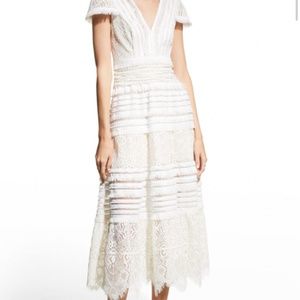 Never Wordn Tadashi Shoji Lace Dress